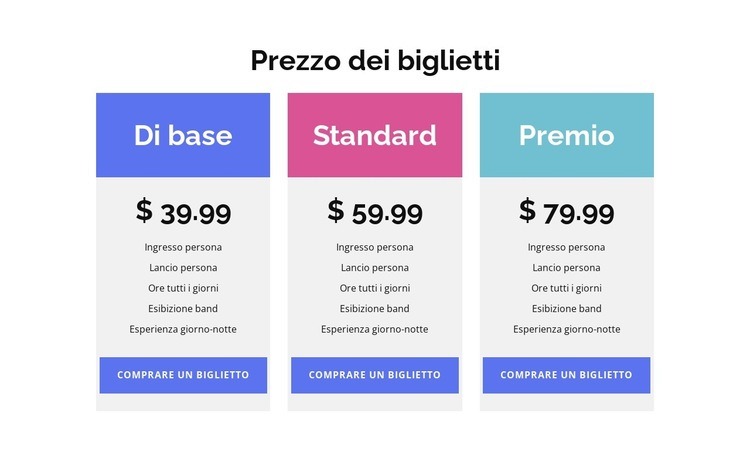 Iscriviti e inizia a lavorare Costruttore di siti web HTML