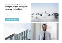 Espace De Travail En Équipe - Modèle D'Une Page