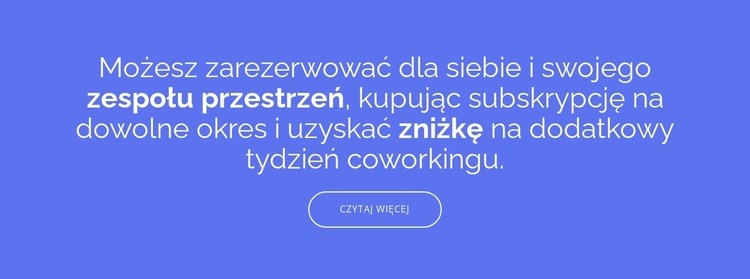 Prywatne Biuro Szablon witryny sieci Web