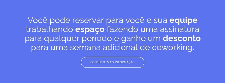 Escritório particular Modelo de site