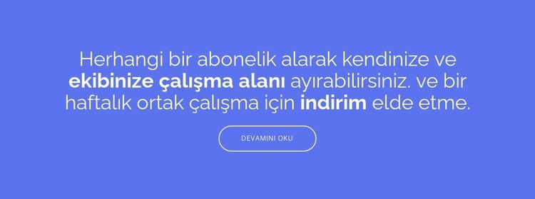 Özel Ofis Html Web Sitesi Oluşturucu