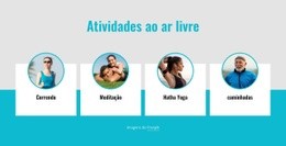 Design De Site Os S Ao Ar Livre Mais Populares Para Qualquer Dispositivo