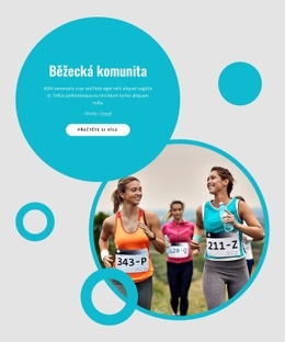 Naše Běžecká Komunita – Šablona Prémiového Webu Pro Firmy