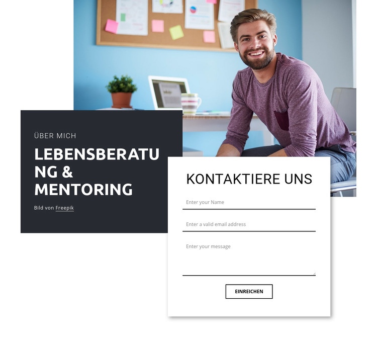 Lebensberatung und Mentoring HTML Website Builder