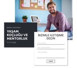 Yaşam Koçluğu Ve Mentorluk Için En Yaratıcı Açılış Sayfası