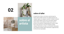 Sobre El Taller: Plantilla De Página HTML