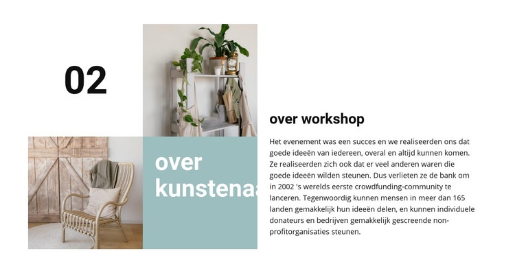 Over workshop Bestemmingspagina