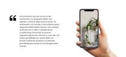 Mobiele App Voor Interieurontwerp - Eenvoudig Website-Ontwerp