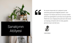 Sanatçının Atölyesi Için WordPress Temasını Indirin