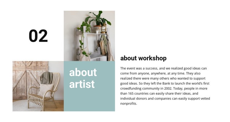 About workshop Wix Template Alternative