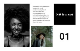 Náš Vysněný Tým – Šablona Návrhu Webu