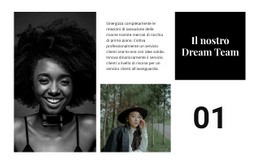 Il Nostro Dream Team - Modello HTML5 Gratuito