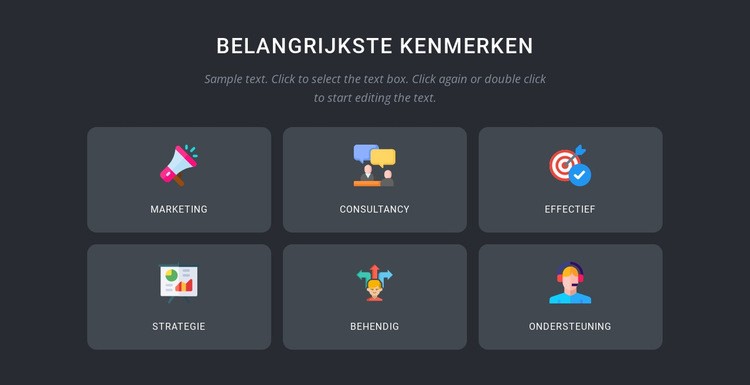 Deskundige merkdiensten Website ontwerp