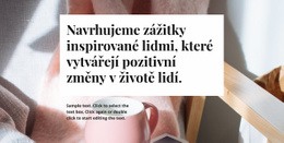 Navrhujeme Lidi Inspirované – Šablona Osobních Webových Stránek