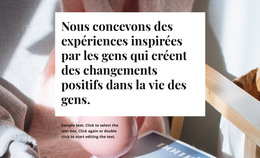 Nous Concevons Des Personnes Inspirées - Modèle HTML De Base