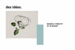 Modèle HTML5 Exclusif Pour Modèle Créatif Et Élégant