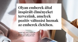 Ihletett Embereket Tervezünk – Személyes Webhelysablon