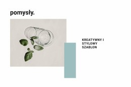 Gotowy Do Użycia Projekt Witryny Dla Kreatywny I Stylowy Szablon