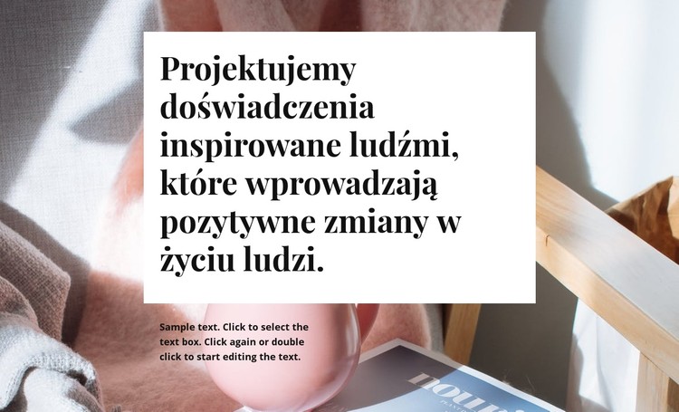 Projektujemy ludzi zainspirowanych Szablon CSS