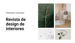 Texturas Como Inspiração - Modelo HTML5 Responsivo