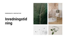 Texturer Som Inspiration - Responsiv HTML5-Mall