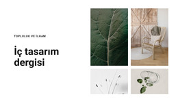 İlham Veren Dokular - Duyarlı HTML5 Şablonu