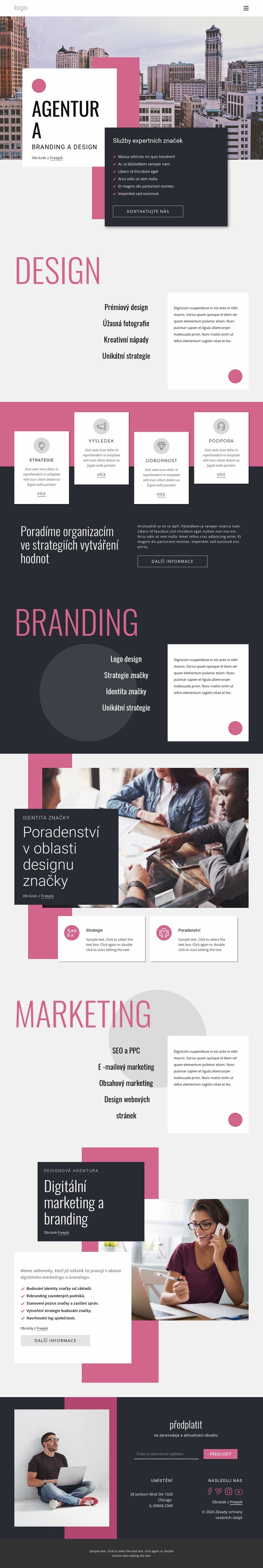 Vytváříme digitální produkty a služby Šablona CSS