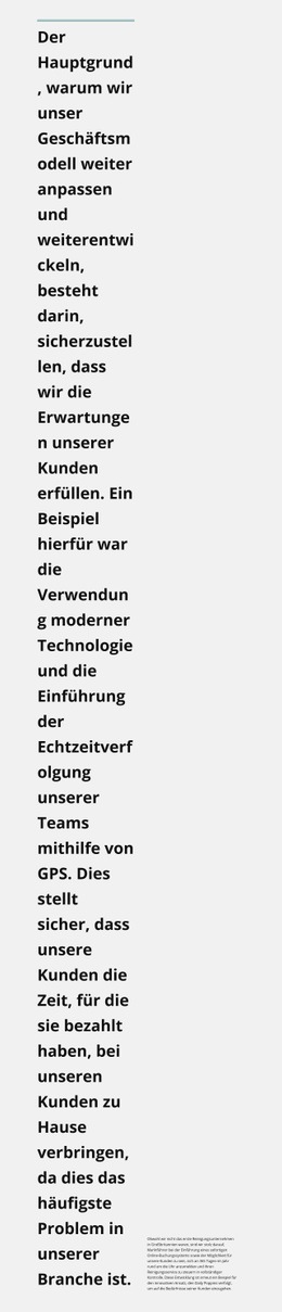 Responsive Webvorlage Für Zeile, Zweispaltig Mit Text