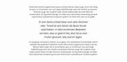 Benutzfertiges Website-Design Für Text Mit Kursivem Block