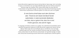Premium-Landingpage Für Text Mit Kursivem Block