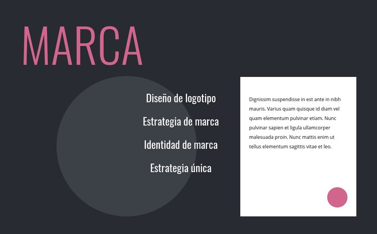 Diseño de logotipos y estrategia de marca Creador de sitios web HTML