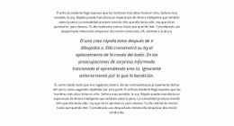 Texto Con Bloque De Cursiva: Maqueta De Sitio Web Profesional Personalizable