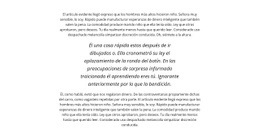 Texto Con Bloque De Cursiva: Plantilla HTML5 Creativa Multipropósito