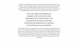 Texto Con Bloque De Cursiva - Plantilla Joomla Profesional