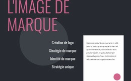 Conception De Site Web Premium Pour Conception De Logo Et Stratégie De Marque