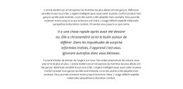 Texte Avec Bloc Italique - Maquette De Site Web Professionnel Personnalisable