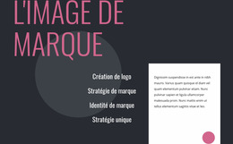 Conception De Logo Et Stratégie De Marque - Modèle De Site Web Joomla