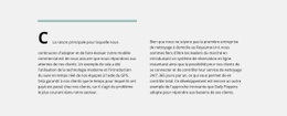 Ligne, Deux Colonnes Avec Texte : Modèle Simple D'Une Page