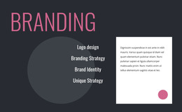 Logo Design And Branding Strategy - Web Template