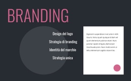 Progettazione Del Logo E Strategia Di Branding - Modelli Di Siti Web