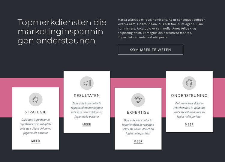 Top branding-diensten CSS-sjabloon