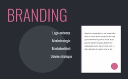 Logo-Ontwerp En Merkstrategie - HTML Page Maker