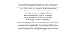 Meest Creatieve WordPress-Thema Voor Tekst Met Cursief Blok