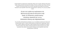 Tekst Zaznaczony Kursywą Szablon Witryny Sieci Web