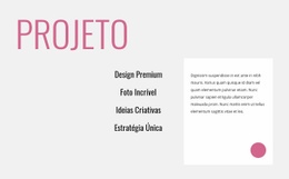 Design Criativo Inovador - Modelo HTML5, Responsivo, Gratuito