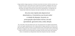 Funcionalidade De Layout De Tema Para Texto Com Bloco Itálico