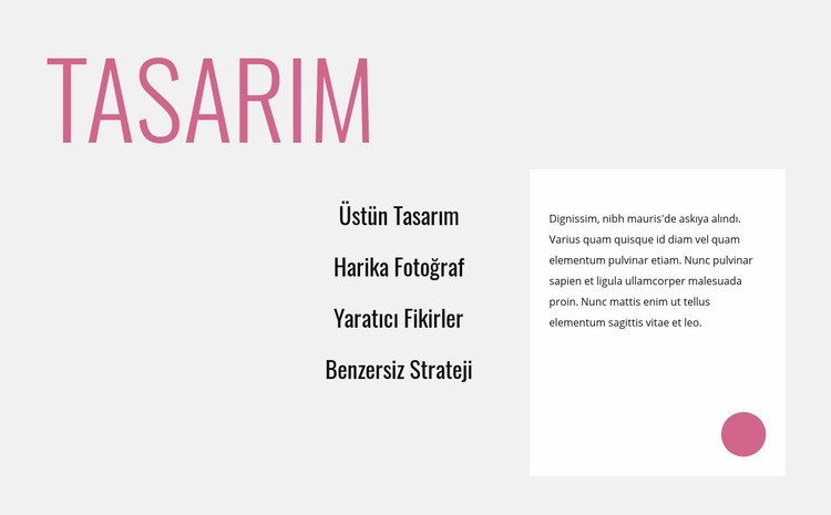 Yaratıcı yenilikçi tasarım Web Sitesi Mockup'ı