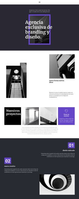 Plantilla De Diseño Para Agencia De Branding Exclusiva