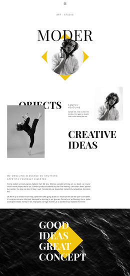 Super Creative - Site With HTML Template Download