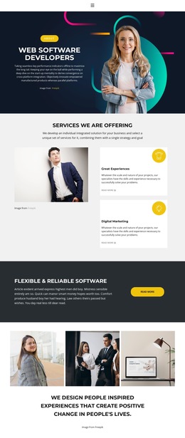 HTML5 Theme For Professional And Enthusiastic